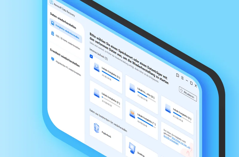 Aiseesoft Data Recovery (1 Jahr / 1 PC)